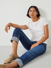 Hush Blue Authentic Tall Agnes Straight Jeans - Image 6 of 8