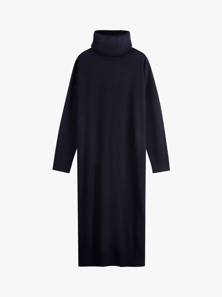 Hush Blue Roll Neck Knitted Dress - Image 5 of 5