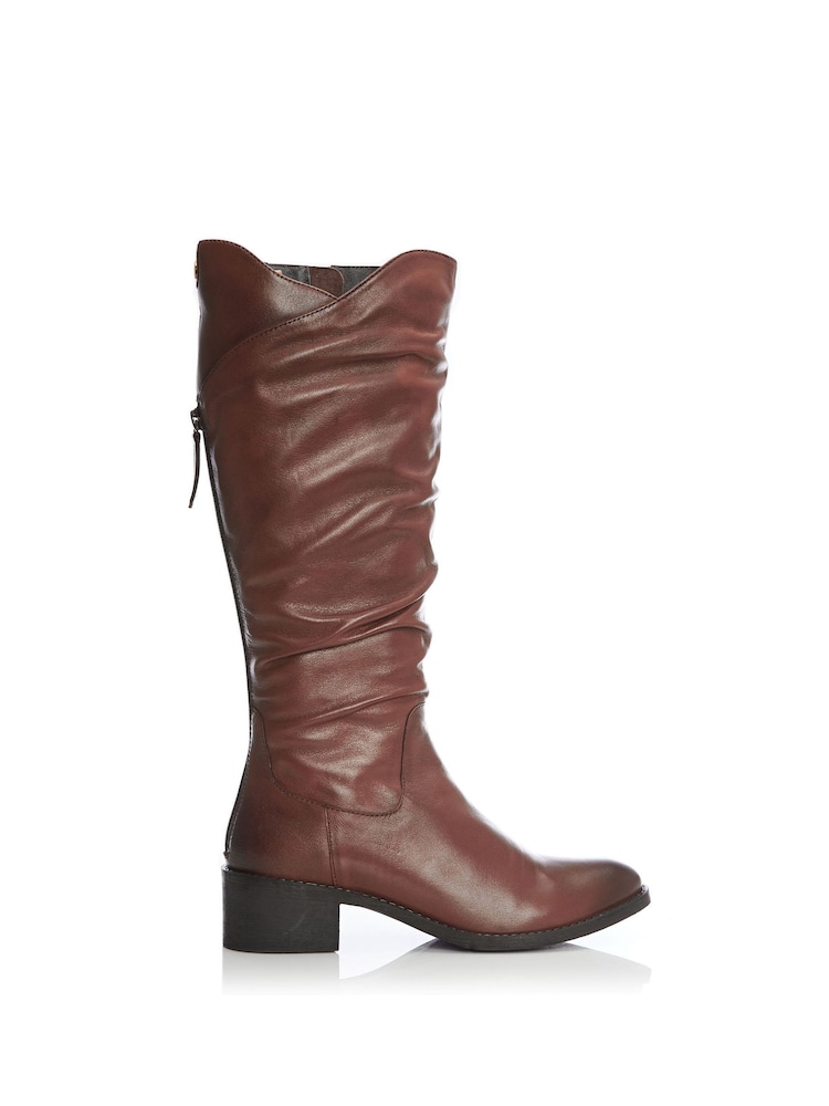 Moda In Pelle Luche Long Back Zip Boots - Image 1 of 3