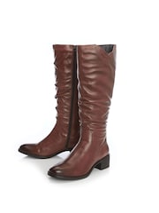 Moda In Pelle Luche Long Back Zip Boots - Image 2 of 3