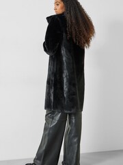Hush Black Ella Faux Fur Coat - Image 2 of 5