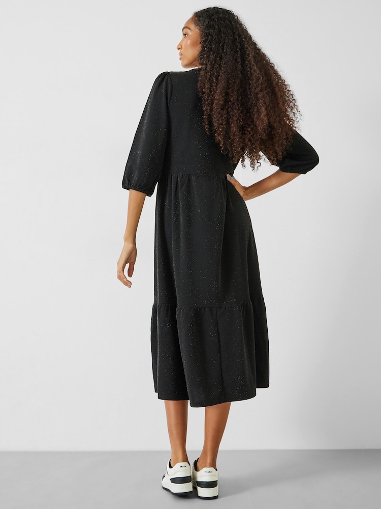 Hush Black Athena Sparkle Jersey Dress - Image 2 of 5