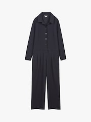 Hush Blue Elora Relaxed Tailored Jumpsuit - Image 5 of 5