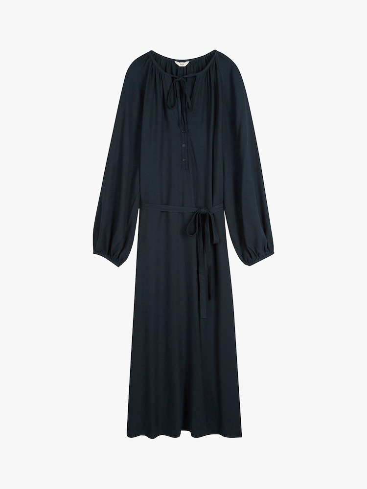 Hush Blue Leilani Gathered Midi Dress - Image 4 of 4