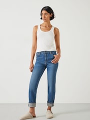 Hush Vintage Wash Blue Agnes Straight Jeans - Image 1 of 7