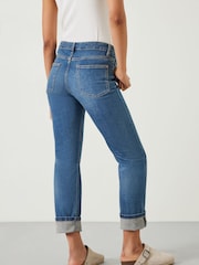 Hush Vintage Wash Blue Agnes Straight Jeans - Image 2 of 7