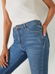 Hush Vintage Wash Blue Agnes Straight Jeans - Image 5 of 7