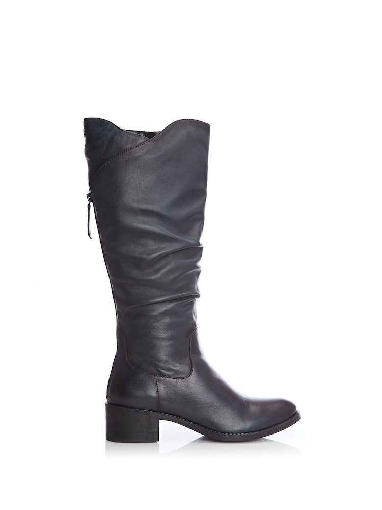 Blau - Moda In Pelle Luche Stiefel mit langem Reißverschluss hinten - Bild 1 von 3 Blau - Moda In Pelle Luche Stiefel mit langem Reißverschluss hinten - Bild 1 von 3