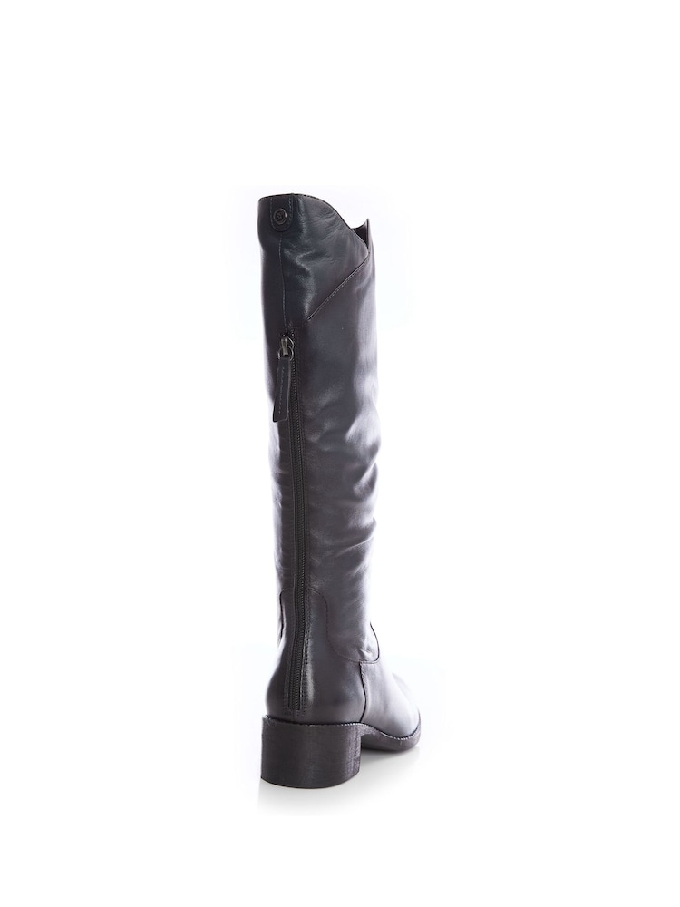 Moda In Pelle Luche Long Back Zip Boots - Image 2 of 3