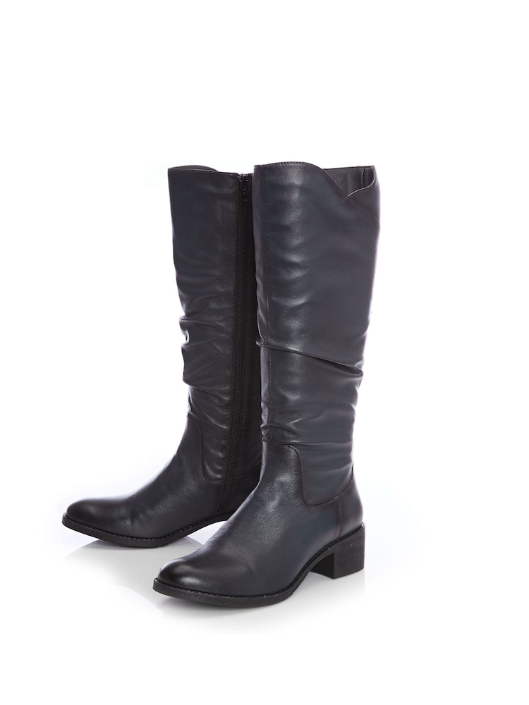 Moda In Pelle Luche Long Back Zip Boots - Image 3 of 3
