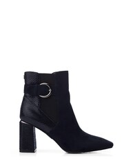 Moda in Pelle Kailee Blue Square Toe Feature Back Ankle Boots - Image 1 of 4