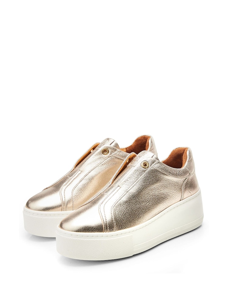 Moda In Pelle Auben Slip On Chunky Wedge Trainers - Image 2 of 4