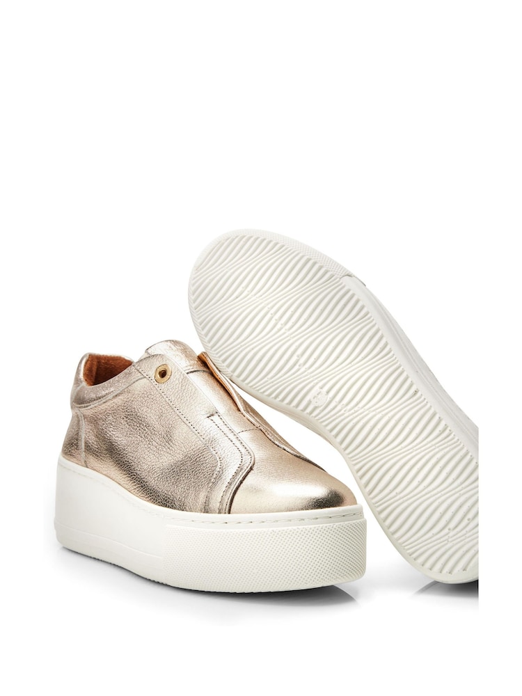 Moda In Pelle Auben Slip On Chunky Wedge Trainers - Image 4 of 4