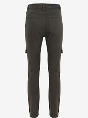 Mint Velvet Khaki Clean Cargo Jeans - Image 8 of 8