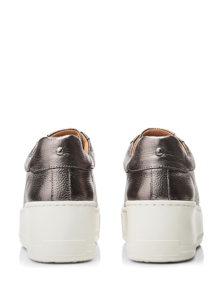 Moda In Pelle Auben Slip On Chunky Wedge Trainers - Image 3 of 4