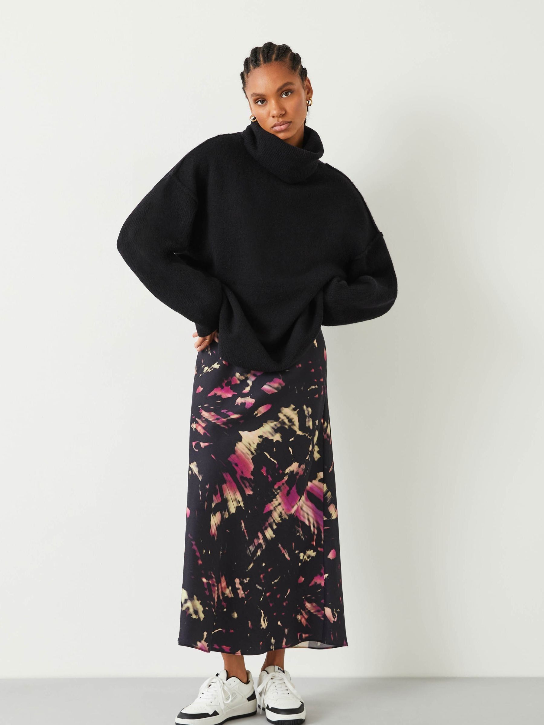 Buy Hush Black Emeri Slip Maxi Skirt from Next Luxembourg