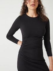 Hush Black Long Sleeve Midi Judy Dress - Image 4 of 5
