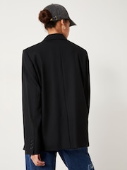 Hush Black Double Breasted Blazer - Image 2 of 5