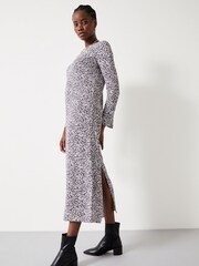 Hush Grey Milani Midi Dress - Image 1 of 4