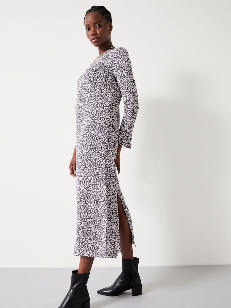 Hush Grey Milani Midi Dress - Image 1 of 4