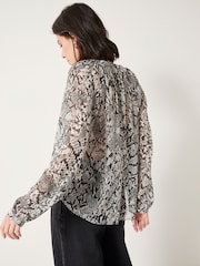 Hush Natural Alicia Gathered Blouse - Image 2 of 5