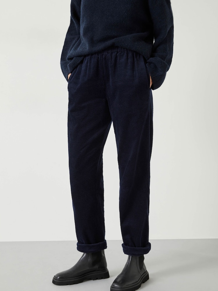Hush Blue Lisa Corduroy 100% Cotton Trousers - Image 1 of 5