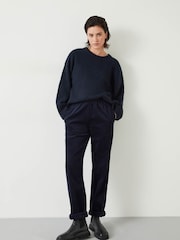 Hush Blue Lisa Corduroy 100% Cotton Trousers - Image 3 of 5