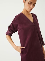 Hush Red Emory Mini Cord Dress - Image 4 of 5