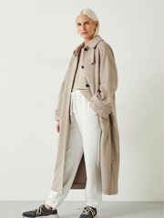 Hush Natural Marlowe Relaxed Raglan Coat - Image 2 of 6