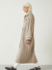 Hush Natural Marlowe Relaxed Raglan Coat - Image 3 of 6