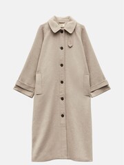 Hush Natural Marlowe Relaxed Raglan Coat - Image 6 of 6