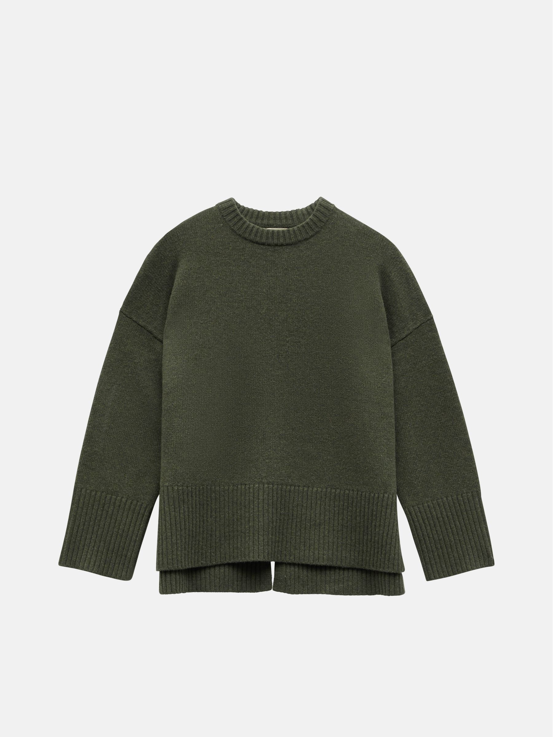Buy Hush Green Danielle Split Back Jumper from Next Luxembourg
