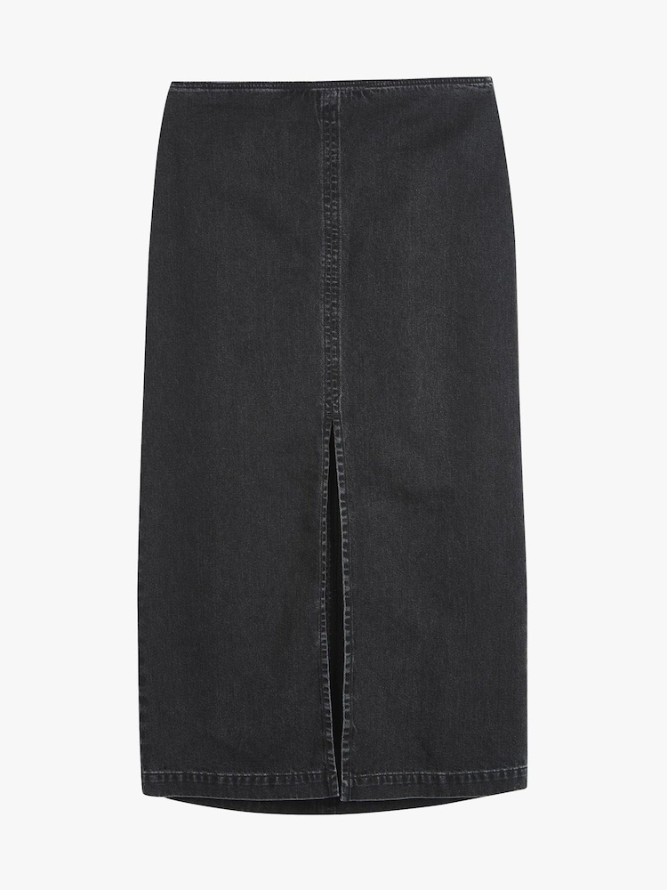 Hush Black Rachel Denim Maxi Skirt - Image 5 of 5