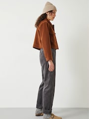 Hush Grey Lisa Corduroy 100% Cotton Trousers - Image 3 of 5