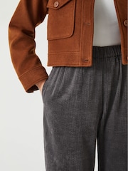Hush Grey Lisa Corduroy 100% Cotton Trousers - Image 4 of 5