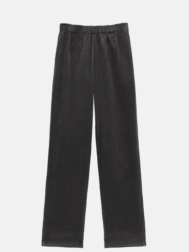 Hush Grey Lisa Corduroy 100% Cotton Trousers - Image 5 of 5