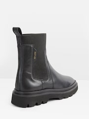 Hush Black Pacey Chunky Chelsea Boots - Image 3 of 5