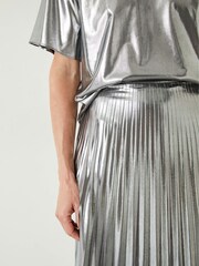 Hush Silver Raven Pleated Maxi Skirt - Image 4 of 5