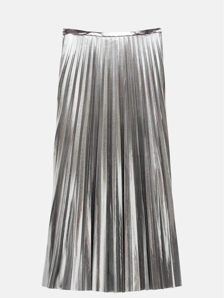 Hush Silver Raven Pleated Maxi Skirt - Image 5 of 5