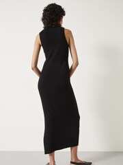 Hush Black Mairead V-Neck Knitted Dress - Image 2 of 5