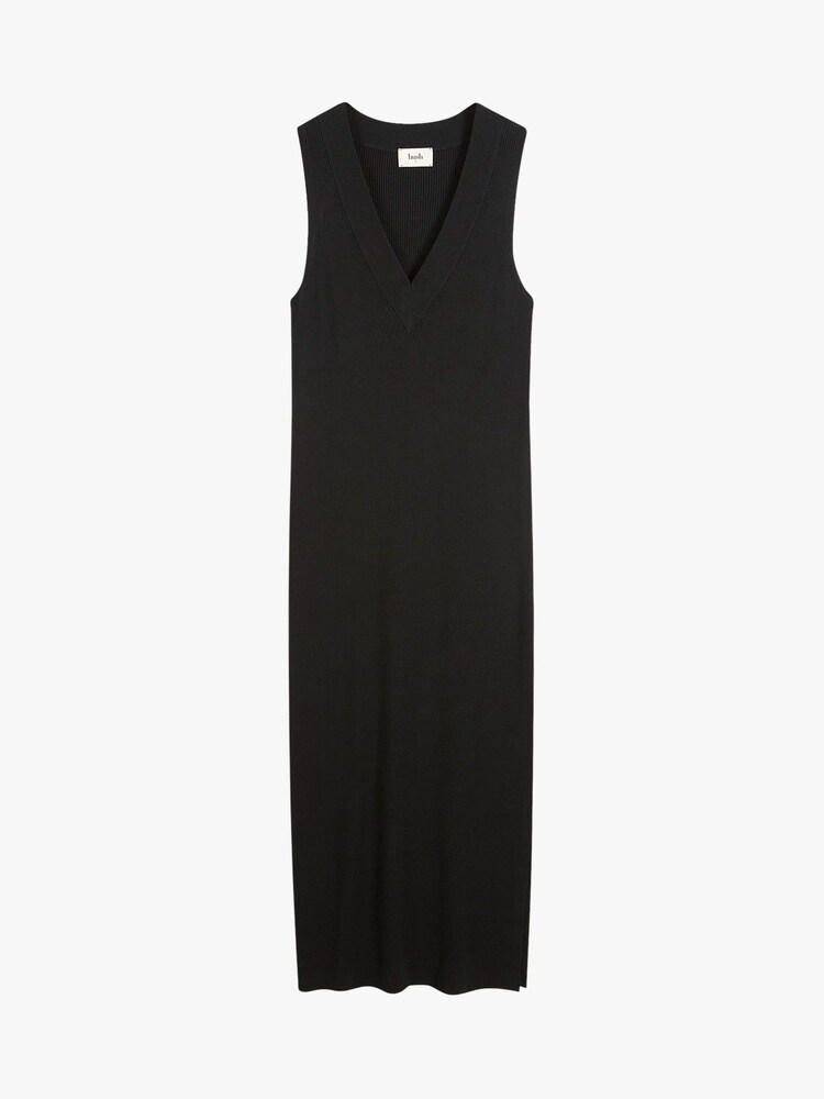 Hush Black Mairead V-Neck Knitted Dress - Image 5 of 5