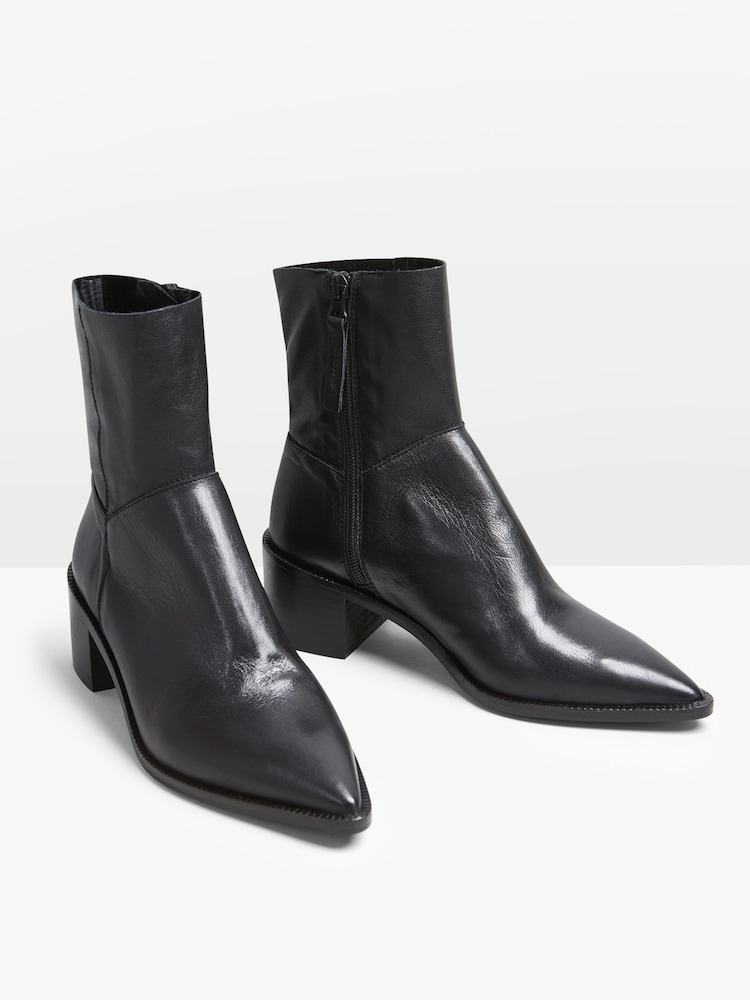 Hush Black Taylah Ankle Boots - Image 3 of 5