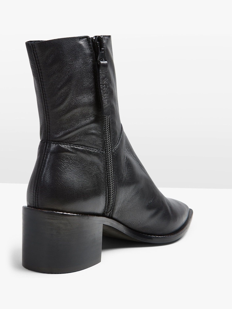 Hush Black Taylah Ankle Boots - Image 4 of 5