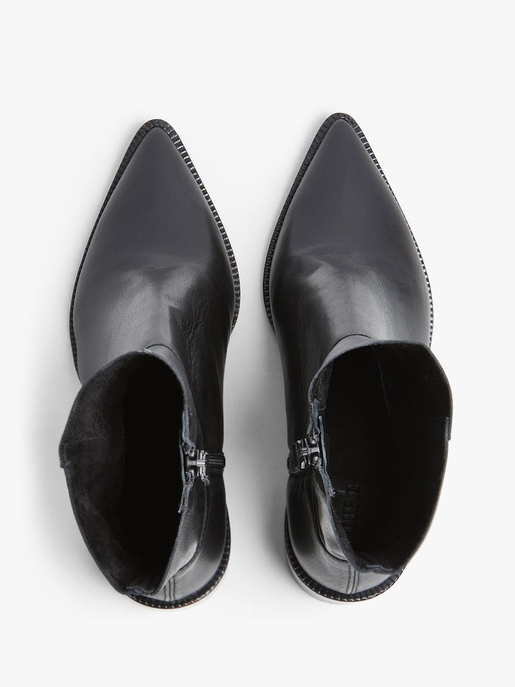 Hush Black Taylah Ankle Boots - Image 5 of 5