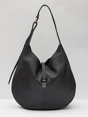 Hush Black Isla Leather Scoop Tote Bag - Image 2 of 4