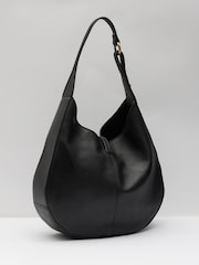 Hush Black Isla Leather Scoop Tote Bag - Image 3 of 4
