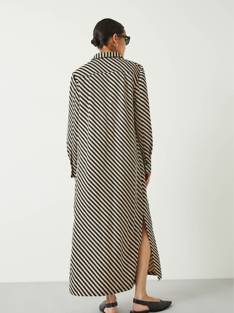 Hush Natural Toria Midi Shirt Dress - Image 2 of 5