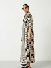Hush Natural Toria Midi Shirt Dress - Image 3 of 5