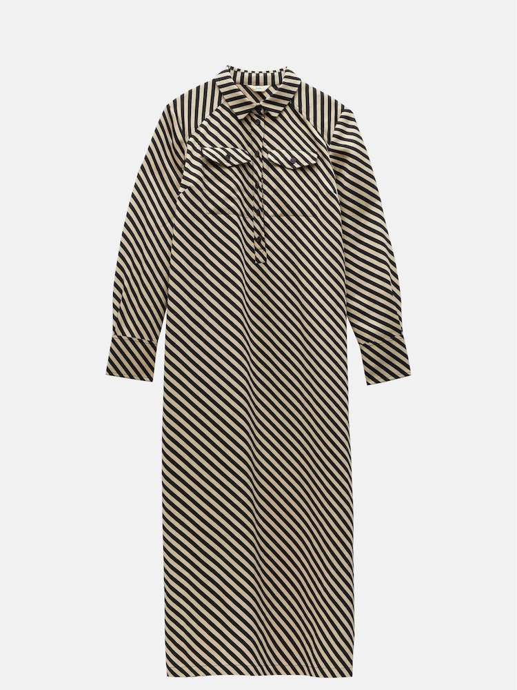 Hush Natural Toria Midi Shirt Dress - Image 5 of 5
