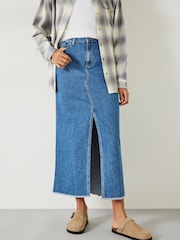 Hush Rachelle Denim 100% Cotton Maxi Skirt - Bild 2 von 5